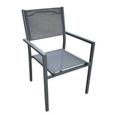 Set masa si scaune 3 buc Moly-Kliton, Antracit, 80x80x74 cm, imagine suplimentara