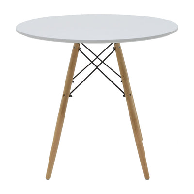 Set masa si scaune 3 piese Julita-Noor, Natural, 80x80x73 cm, foto produs 6