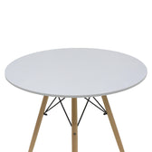 Set masa si scaune 3 piese Julita-Noor, Natural, 80x80x73 cm, foto produs 7