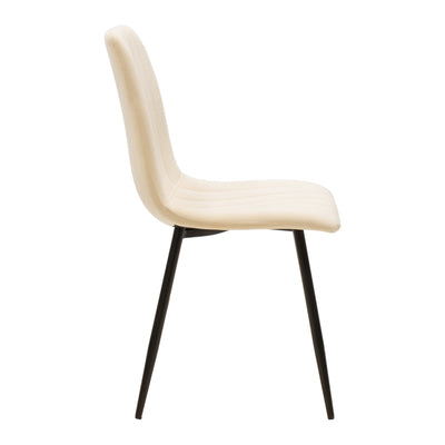 Set masa si scaune 3 piese Julita-Noor, Negru, 80x80x73 cm, perspectiva suplimentara