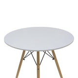 Set masa si scaune 3 piese Julita-Noor, Negru, 80x80x73 cm