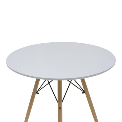 Set masa si scaune 3 piese Julita-Noor, Negru, 80x80x73 cm, foto produs 7