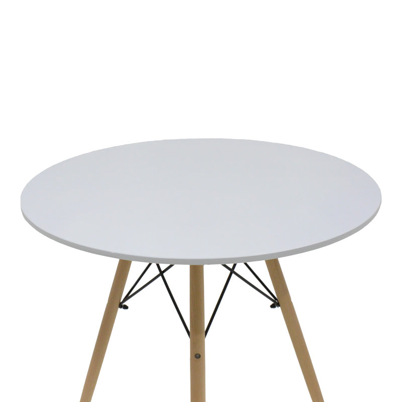 Set masa si scaune 3 piese Julita-Noor, Negru, 80x80x73 cm, foto produs 7