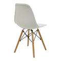 Set masa si scaune 3 piese Manka-Julita, Alb, 80x80x77 cm, detaliu produs