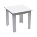 Set masa si scaune 3 piese Manka-Julita, Alb, 80x80x77 cm, foto produs