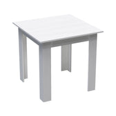 Set masa si scaune 3 piese Manka-Julita, Alb, 80x80x77 cm, foto produs