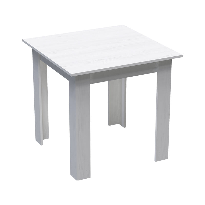 Set masa si scaune 3 piese Manka-Julita, Alb, 80x80x77 cm, foto produs