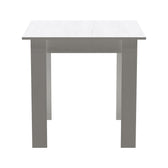 Set masa si scaune 3 piese Manka-Julita, Alb, 80x80x77 cm, foto produs 7