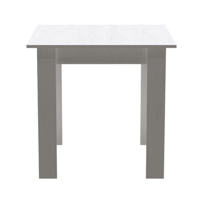 Set masa si scaune 3 piese Manka-Julita, Alb, 80x80x77 cm, foto produs 7