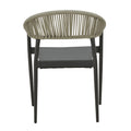 Set masa si scaune 5 buc de gradina Elation, Antracit, 80x80x74 cm, foto produs 6