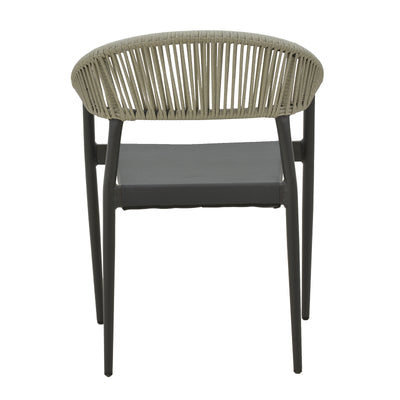 Set masa si scaune 5 buc de gradina Elation, Antracit, 80x80x74 cm, foto produs 6
