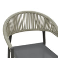 Set masa si scaune 5 buc de gradina Elation, Antracit, 80x80x74 cm, foto produs 7