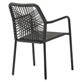 Set masa si scaune 5 buc de gradina Kliton-Kherson, Antracit, 80x80x74 cm, detaliu produs