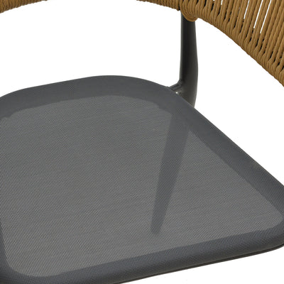 Set masa si scaune 5 buc de gradina Kliton-Raven, Antracit, 80x80x74 cm, foto produs 7