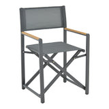 Set masa si scaune 5 buc de gradina Mabu-Kliton, Antracit, 80x80x74 cm
