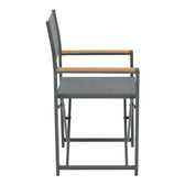 Set masa si scaune 5 buc de gradina Mabu-Kliton, Antracit, 80x80x74 cm, perspectiva suplimentara
