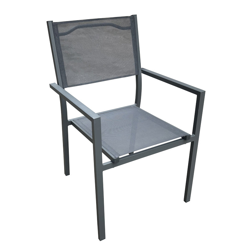 Set masa si scaune 5 buc Moly-Kliton, Antracit, 80x80x74 cm, imagine suplimentara