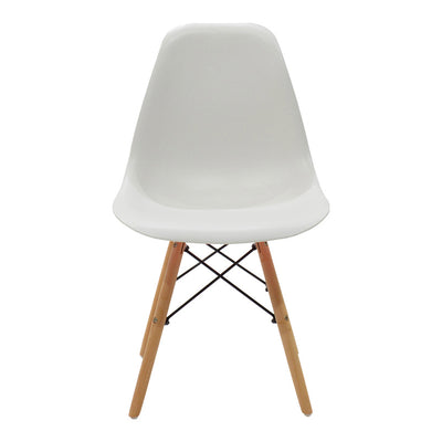 Set masa si scaune 5 piese Julita, Alb, 80x80x73 cm, perspectiva suplimentara