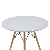 Set masa si scaune 5 piese Julita, Alb, 80x80x73 cm, foto produs 7