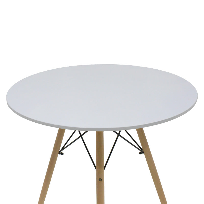 Set masa si scaune 5 piese Julita, Alb, 80x80x73 cm, foto produs 7