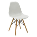 Set masa si scaune 5 piese Manka-Julita, Alb, 110x80x77 cm, imagine suplimentara