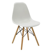 Set masa si scaune 5 piese Manka-Julita, Alb, 110x80x77 cm, imagine suplimentara