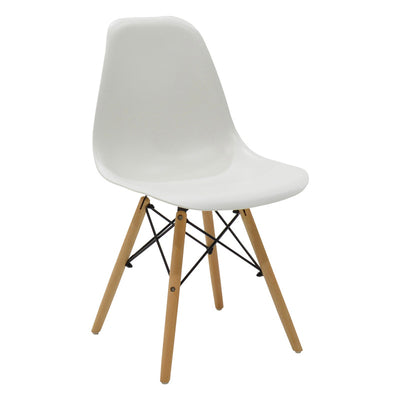 Set masa si scaune 5 piese Manka-Julita, Alb, 110x80x77 cm, imagine suplimentara