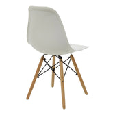 Set masa si scaune 5 piese Manka-Julita, Alb, 110x80x77 cm, detaliu produs