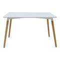 Set masa si scaune 5 piese Natali-Noor, Alb, 120x80x76 cm, foto produs 6