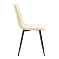 Set masa si scaune 5 piese Natali-Noor, Bej, 120x80x76 cm, perspectiva suplimentara