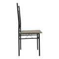 Set masa si scaune 5 piese Reforia, Gri, 110x60x74 cm, foto produs