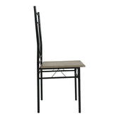 Set masa si scaune 5 piese Reforia, Gri, 110x60x74 cm, foto produs