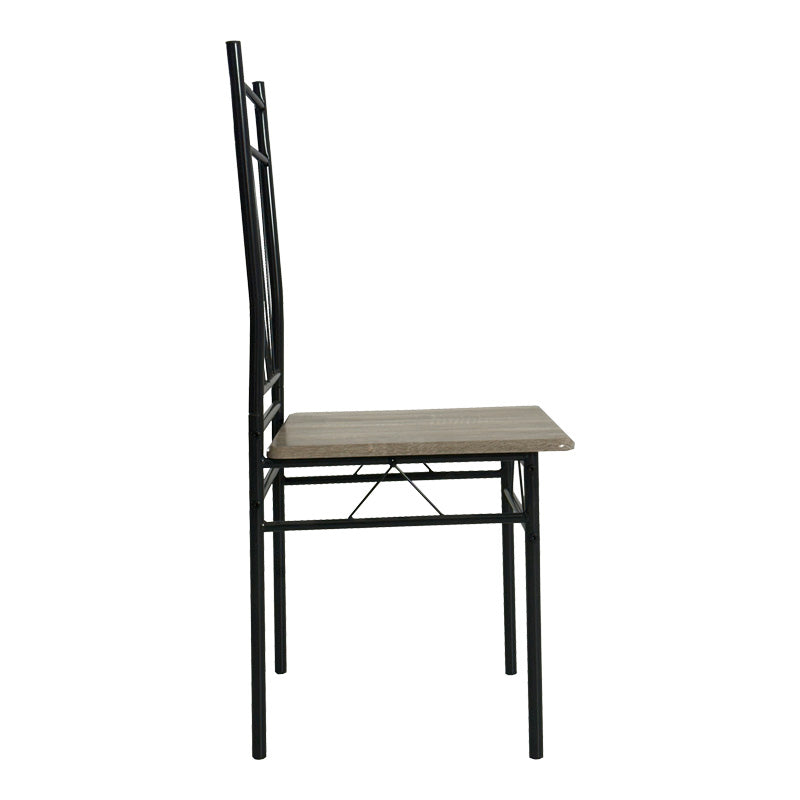 Set masa si scaune 5 piese Reforia, Gri, 110x60x74 cm, foto produs