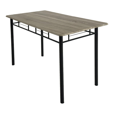 Set masa si scaune 5 piese Reforia, Gri, 110x60x74 cm, foto produs 7
