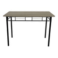 Set masa si scaune 5 piese Reforia, Gri, 110x60x74 cm, foto produs 8