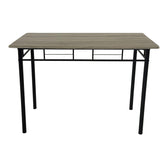 Set masa si scaune 5 piese Reforia, Gri, 110x60x74 cm, foto produs 8