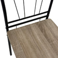 Set masa si scaune 5 piese Reforia, Gri, 110x60x74 cm, foto produs 9