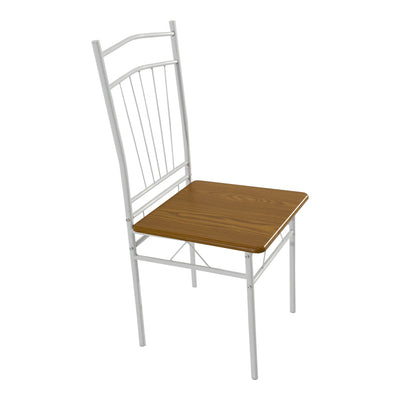 Set masa si scaune 5 piese Reforia, Natural, 110x60x74 cm, perspectiva suplimentara