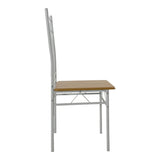 Set masa si scaune 5 piese Reforia, Natural, 110x60x74 cm