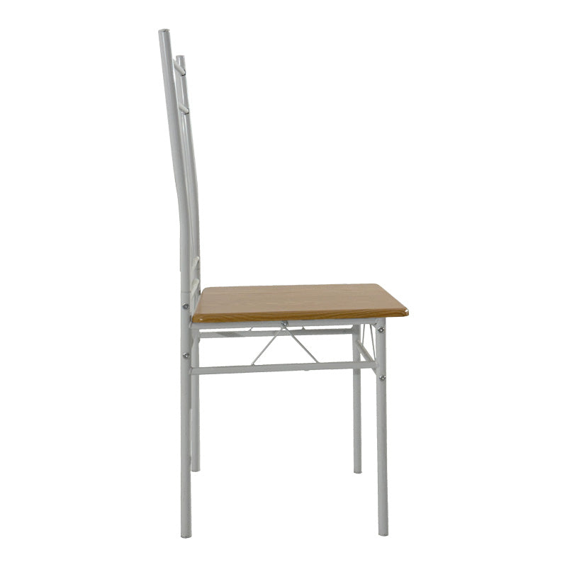 Set masa si scaune 5 piese Reforia, Natural, 110x60x74 cm, foto produs 6