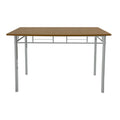 Set masa si scaune 5 piese Reforia, Natural, 110x60x74 cm, foto produs 8