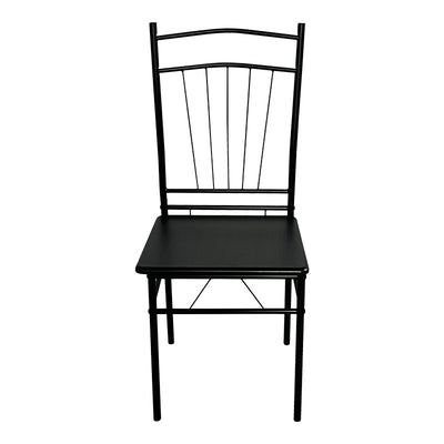 Set masa si scaune 5 piese Reforia, Negru, 110x60x74 cm, foto produs 7