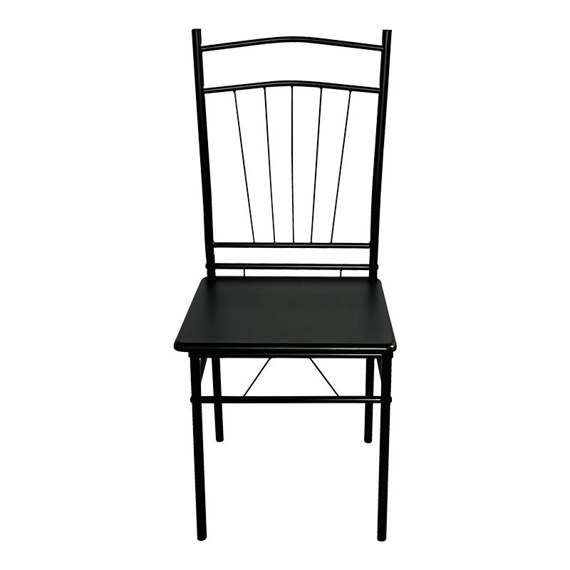 Set masa si scaune 5 piese Reforia, Negru, 110x60x74 cm, foto produs 7