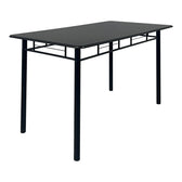 Set masa si scaune 5 piese Reforia, Negru, 110x60x74 cm, foto produs 9