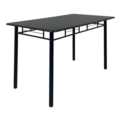Set masa si scaune 5 piese Reforia, Negru, 110x60x74 cm, foto produs 9