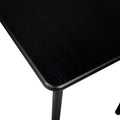 Set masa si scaune 5 piese Reforia, Negru, 110x60x74 cm, foto produs 11
