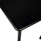 Set masa si scaune 5 piese Reforia, Negru, 110x60x74 cm, foto produs 11