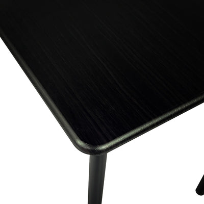 Set masa si scaune 5 piese Reforia, Negru, 110x60x74 cm, foto produs 11