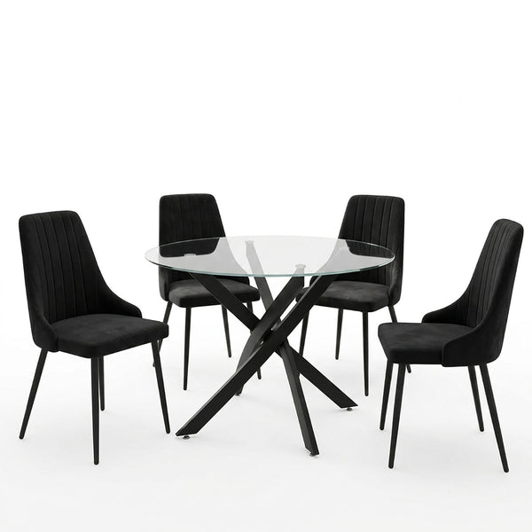 Set masa si scaune Antoro-Azori, D100x75 cm
