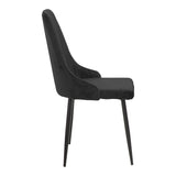Set masa si scaune Antoro-Azori, D100x75 cm - Negru